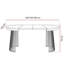 Extendable Metal Base Dining Table-1208649154