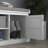 Shoe Bench with Cushion and Adjustable Shelf