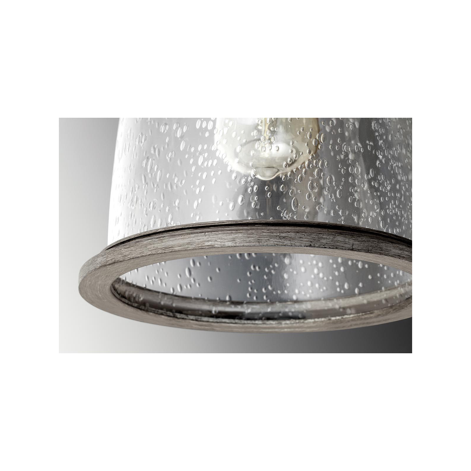 Cedrick Seeded Outdoor Lantern Head, Antique Pewter