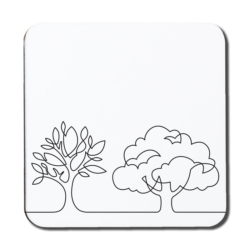 Dragic Square 6 Piece Coaster Set