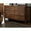 Commode double 6 tiroirs avec miroir Wrigley