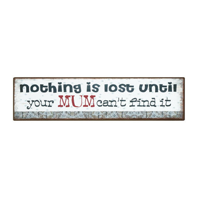 Nothing Is Lost Sign
