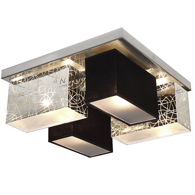 Pascoe Fabric Semi Flush Mount