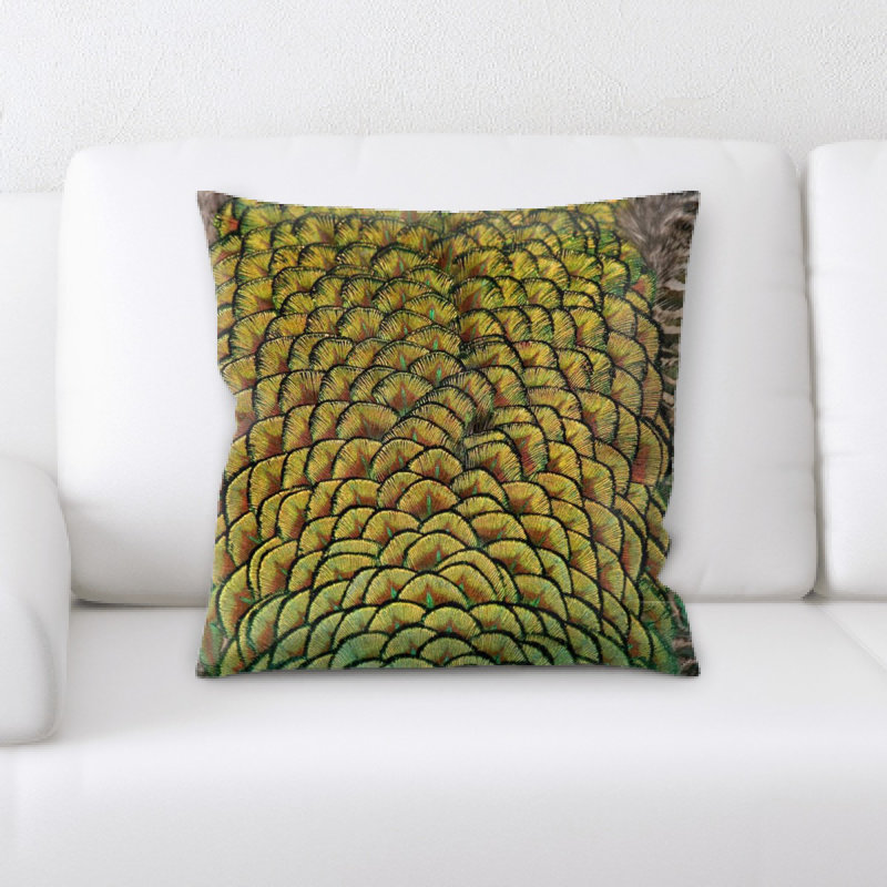 Animal Print Microsuede Throw Pillow