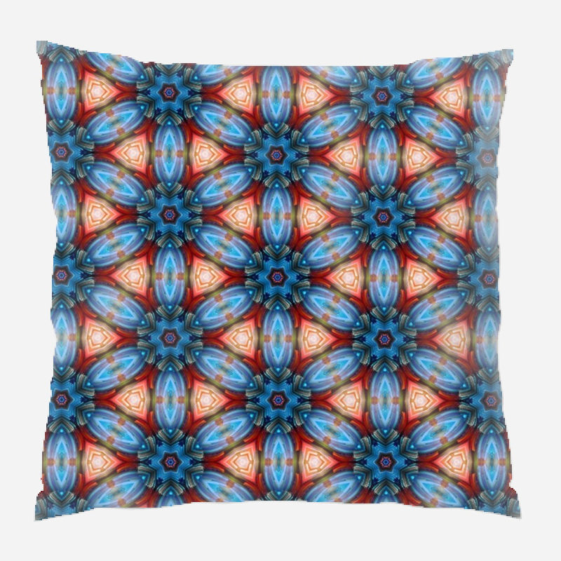 Coussin décoratif à motif, Intérieur