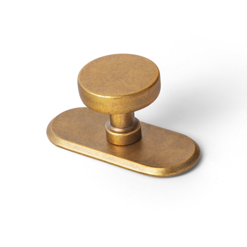 1.2" Diameter Circle Knob With Backboard
