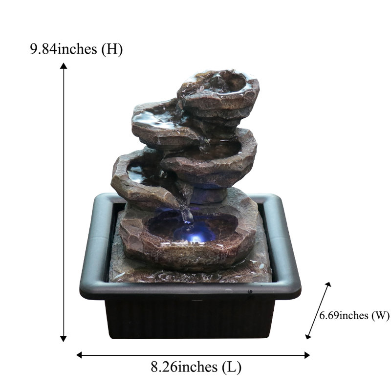 Fontaine de table 9,84 pouces