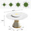 Table de salle à manger ronde avec plateau rotatif Patsy-2046621073-2046621064