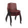 Table gigogne d'appoint Nevjana, 2 chaises empilables