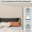 Lit rembourré avec tête de lit capitonnée, support de plateforme silencieux, compatibilité universelle avec les matelas et intégration de chambre à coucher intemporelle.-921894981-921895000
