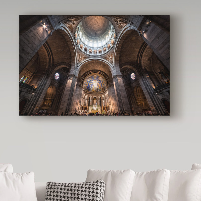 Dyara «Sacre Coeur 1», reproduction de photo sur toile tendue, H 22 po x l 32 po x P 2 po