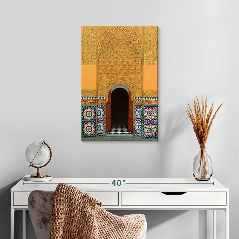 Aime Door Marrakech, 24" H x 16" W