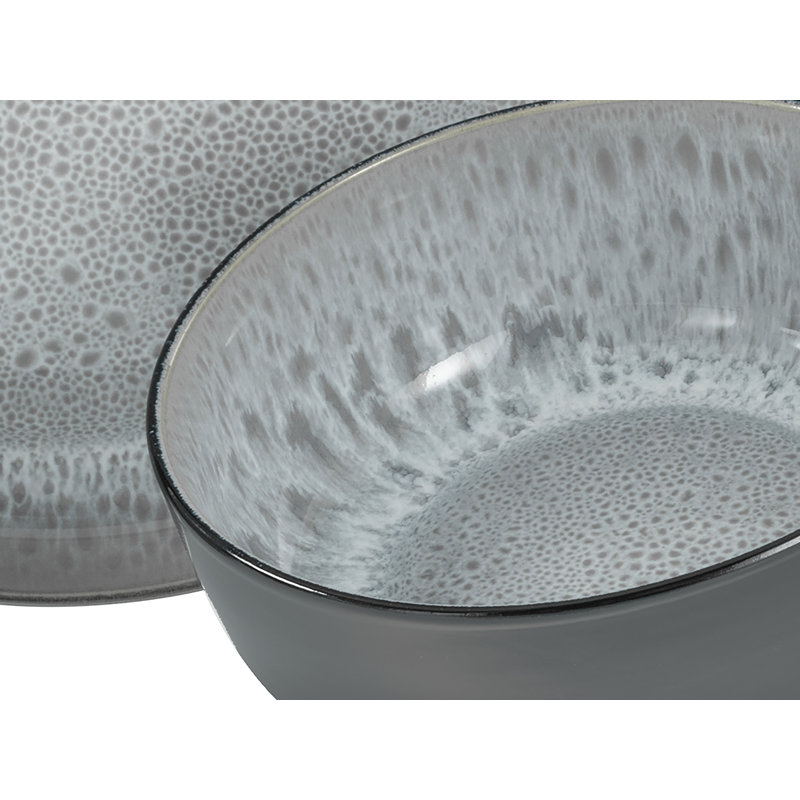 Nordic Fjord 18 Piece Dinnerware Set, Service for 6