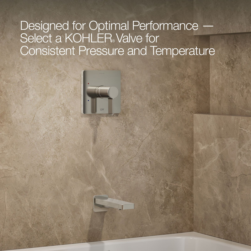 Parallel Rite-Temp Bath and Shower Trim, Vibrant Polished Nickel