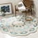 Novelty Hand Tufted Wool Geometric Rug