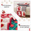 Ensemble de couvre-lit matelassé en patchwork de Noël 3 pièces-137257642