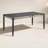 Evalyn Rectangular Metal Outdoor Dining Table With Umbrella Hole , 66'' in. W 35'' in. D