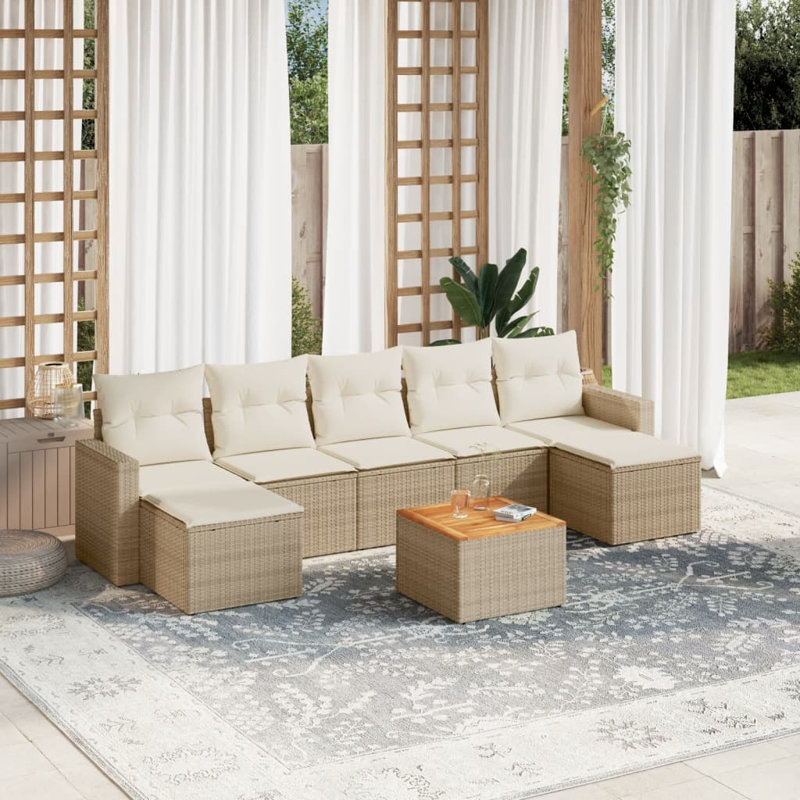 Ensemble de canapé de jardin Vidaxl