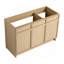 Meuble-lavabo autoportant 48 po et 3 portes d'armoire à fermeture en douceur (emballage KD) - sans le lavabo-286172255