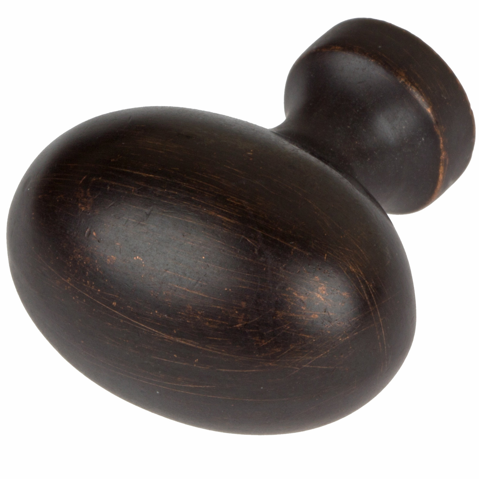 Classic 1 1/8" Length Oval Knob, Oil Rubbed Bronze