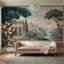 Papier peint classique paysage méditerranéen décoratif néoclassique-270281364-270281366