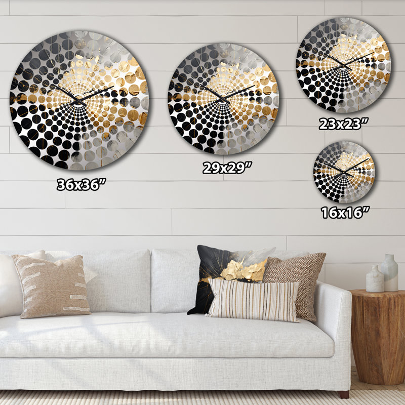 Sohn - Horloge murale peinture abstraite, Petit