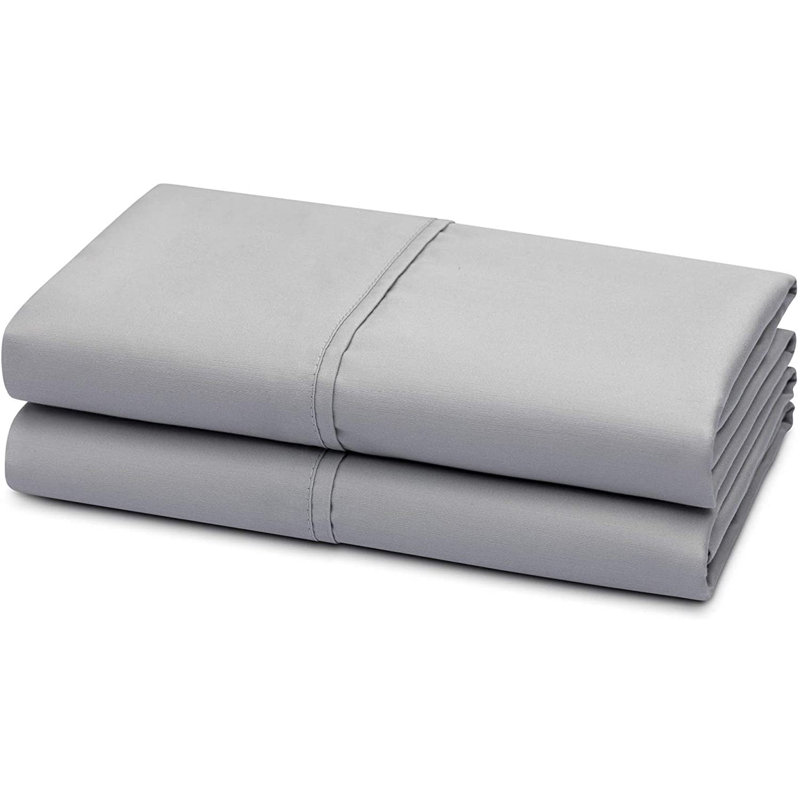 Cotton Blend, King Pillowcase, Ash