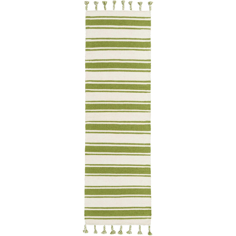 Tapis ivoire Melenia, Tapis de couloir 2 pi 3 po x 8 pi