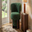 Fauteuil demi-tonneau pivotant 32 po Modern
