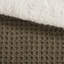 Ensemble d'édredon en chenille tricoté gaufré luxueux