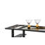 Solid Wood Bar Cart with Wheels-1646835054