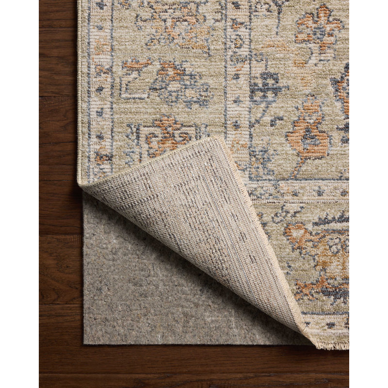 Tapis sauge / multicolore Loloi Forlini, Carré 1 pi 6 po