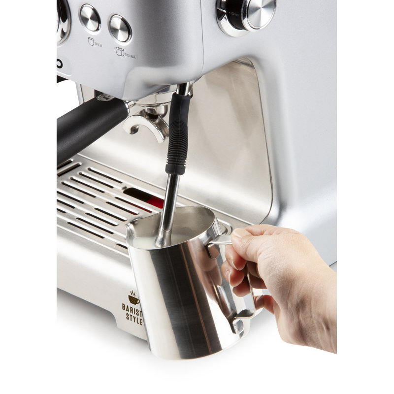 Domo Semi-Automatic Espresso Machine with Frother
