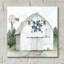  «Fenton's Barn Quilt» par Cindy Jacobs, art mural en verre acrylique, 12 po x 12 po