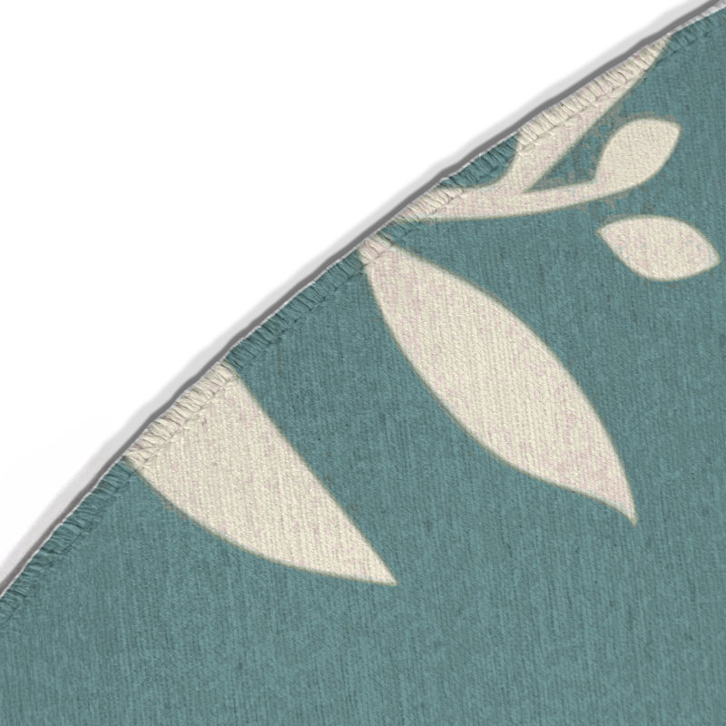 Nature's Song Indoor And Outdoor Area Rug, Round 5'