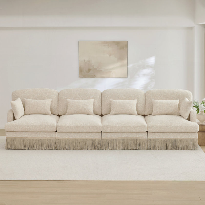 Canapé 4 places en chenille Comfy
