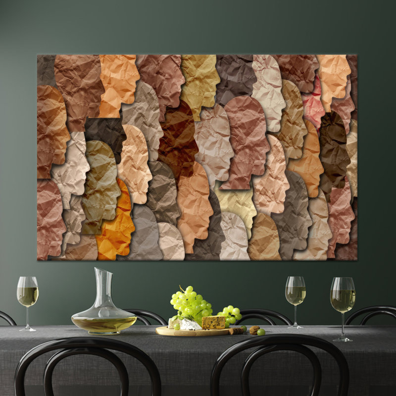 «Elegant Brown Tones», reproduction d'art sur toile, toile tendue 1P, H: 23,6 po x l: 35,4 po
