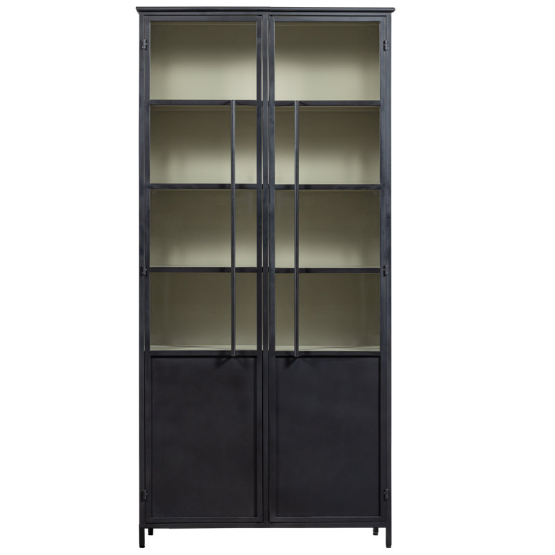 Exhibit Display Cabinet, Black