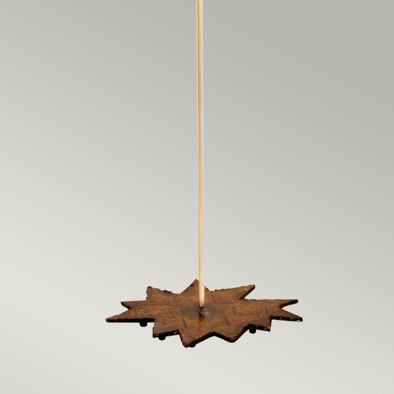 Barhill 196cm Traditional Floor Lamp, Gold Leaf