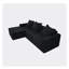 Canapé modulaire convertible convertible en microfibre
