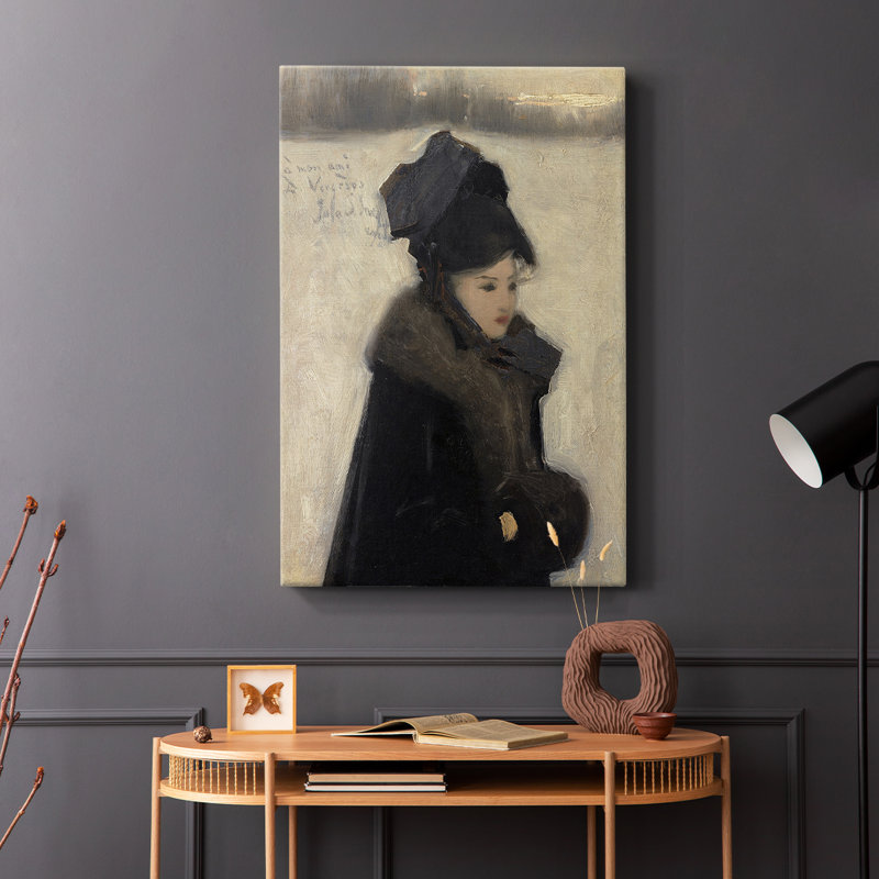 Impression de portrait rétro XLI - galerie Cavas, H 18 po x l 12 po