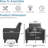 30" W Mid Century Upholstered Accent Chair-139398377