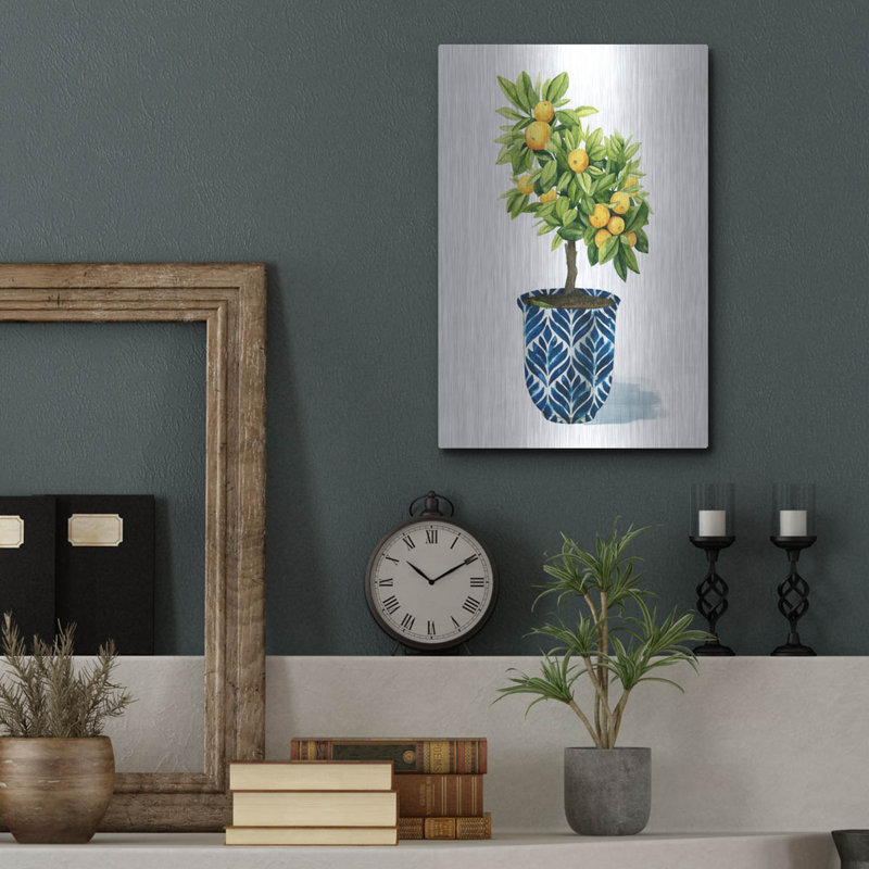 «Fruit Tree I» par Grace Popp, métal luxueux «Fruit Tree I» par Grace Popp