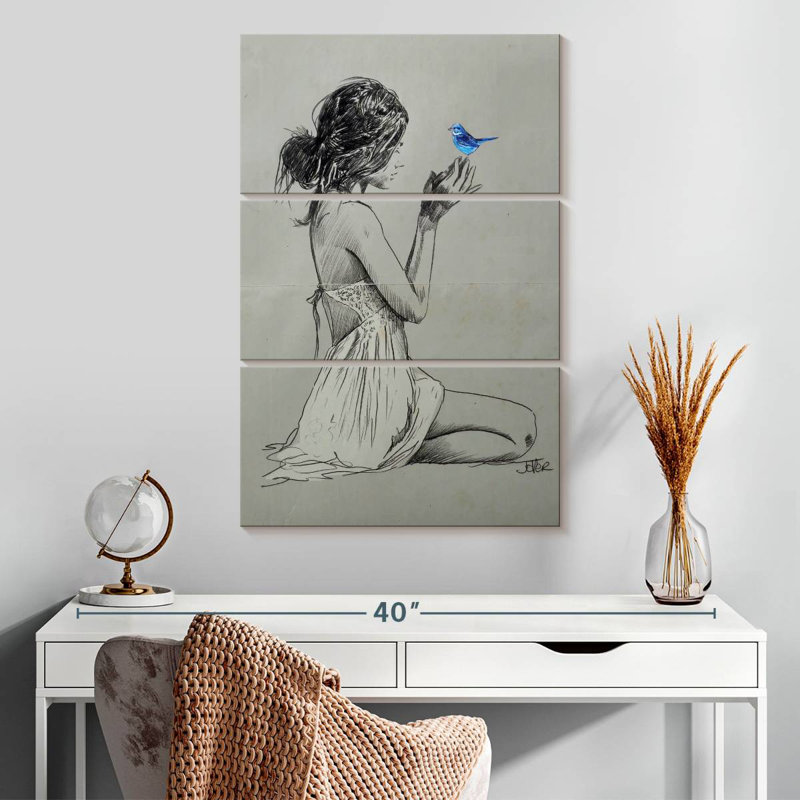 Leisha «Hope And Pray», H 32 po x l 20 po