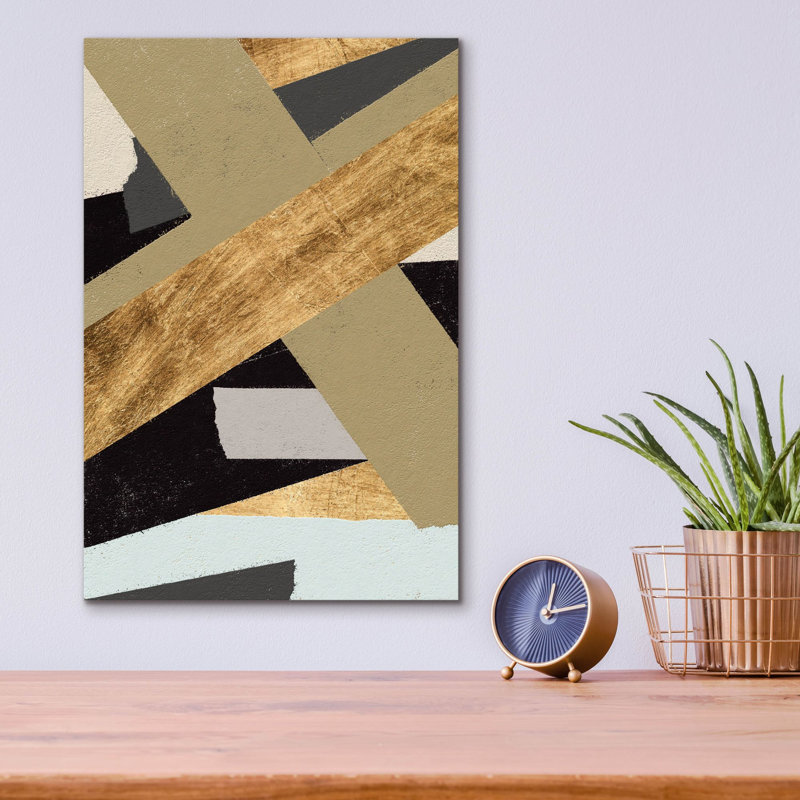  «Taped Up 2» par Alonzo Saunders, art mural en verre acrylique, 12 po x 16 po