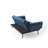 Dark Blue Polyester Modular Sofa bed cushion couch-530685885