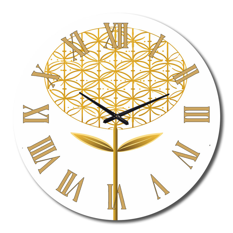 Horloge murale Cylan - Abstract Botanicals, Grand