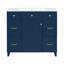 Meuble-lavabo 36 po avec lavabo en céramique, structure en bois massif, portes à fermeture en douceur, tiroirs-799200443