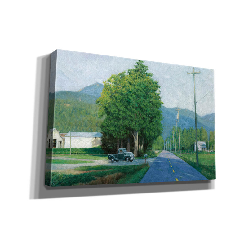 «Going To Town» par Wellington Studio, art mural sur toile, H 12 po x l 18 po x P 0,75 po