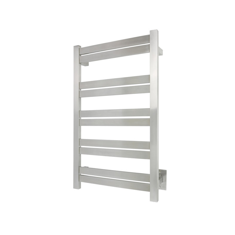 Chauffe-serviettes Elevate Grande 10, brossé, câblé, 10 barres